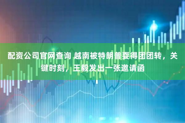 配资公司官网查询 越南被特朗普耍得团团转，关键时刻，王毅发出一张邀请函